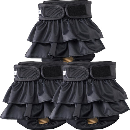3-Pack Reusable Dog Nappies, Washable Female Pants for Dogs,
