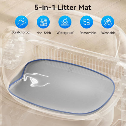 Open-top automatic cat litter box