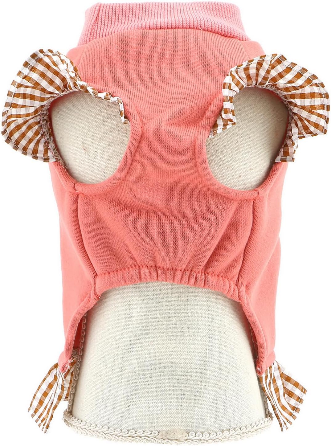 Fleece-Lined Dog Sweatshirt for Extra Small Dogs — Pink XS