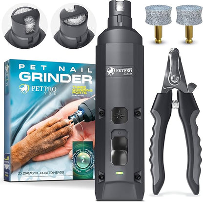 Dog Nail Grinders Silent Dog Claw Grinder Dog Nail Grinder for Dogs Claws Safe Dog Nail Trimmer Electric Pet Nail Grinder for Dogs Nail File