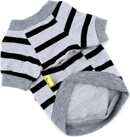 Striped Breathable Tank Top for Small & Medium Dogs