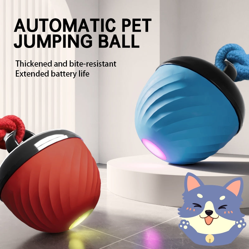 smart dog cat toy ball electronic interactive moving bouncing USB 3 modes UK Happy Furry
