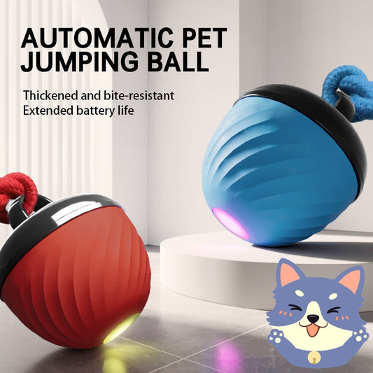 smart dog cat toy ball electronic interactive moving bouncing USB 3 modes UK Happy Furry
