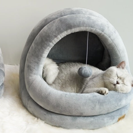 high quality cat house beds kittens cave sleeping nest indoor sofa mat UK Happy Furry