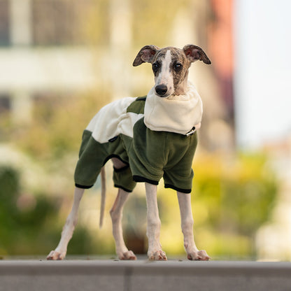 pet warm collar detachable windproof four leg clothes dog cat UK Happy Furry