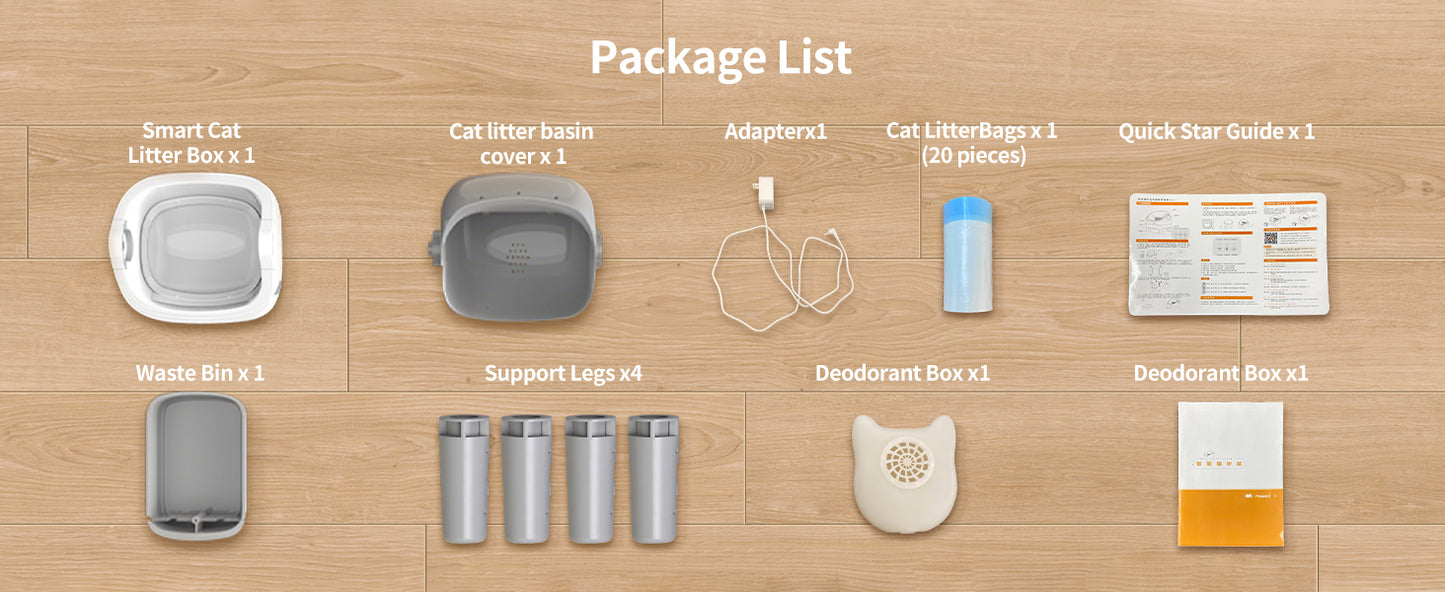 Open-top automatic cat litter box