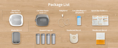 Open-top automatic cat litter box