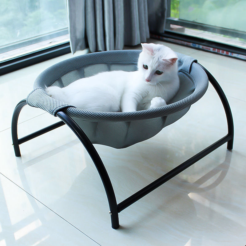 cat hammock bed free standing detachable breathable indoor outdoor UK Happy Furry