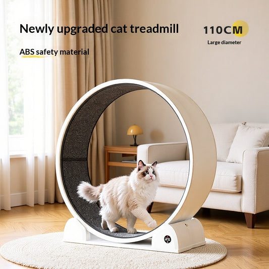 smart cat exercise wheel ABS large 110cm diameter digital display UK Happy Furry