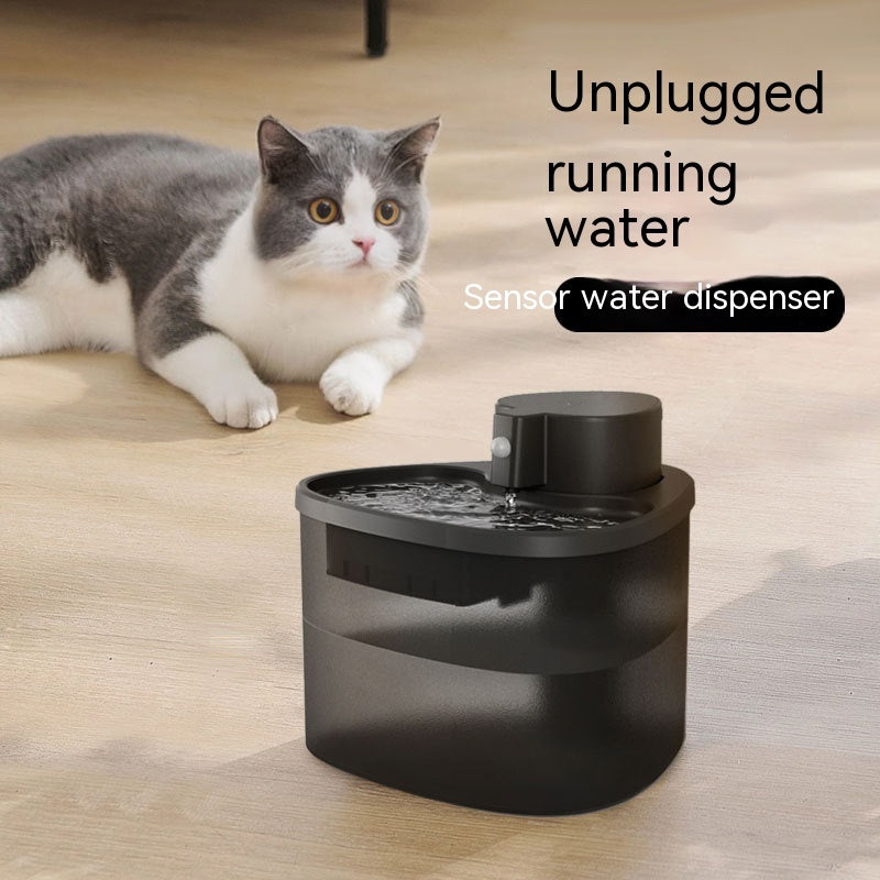 cat water fountain pet drinking bowl UK Happy Furry