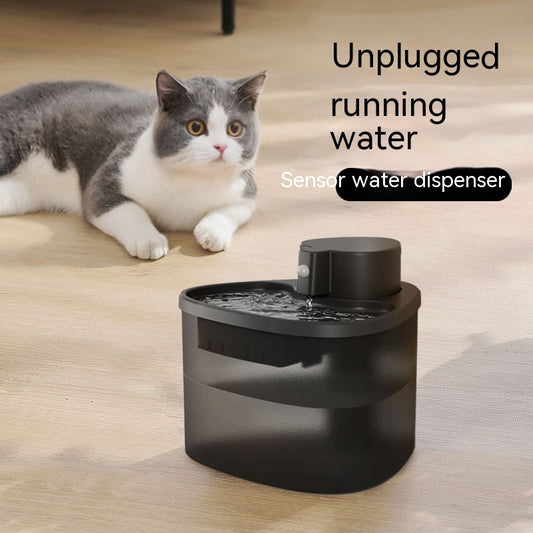 cat water fountain pet drinking bowl UK Happy Furry