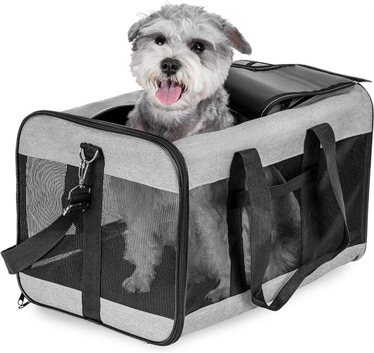cat carrier pet bag portable foldable hand held UK Happy Furry