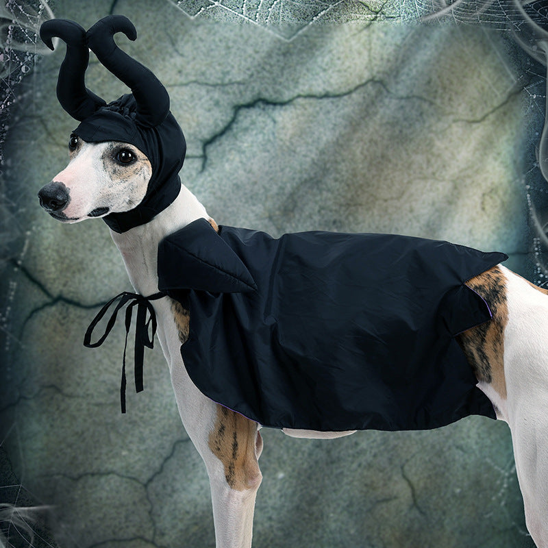 halloween dog cloak hat set pet clothing UK Happy Furry