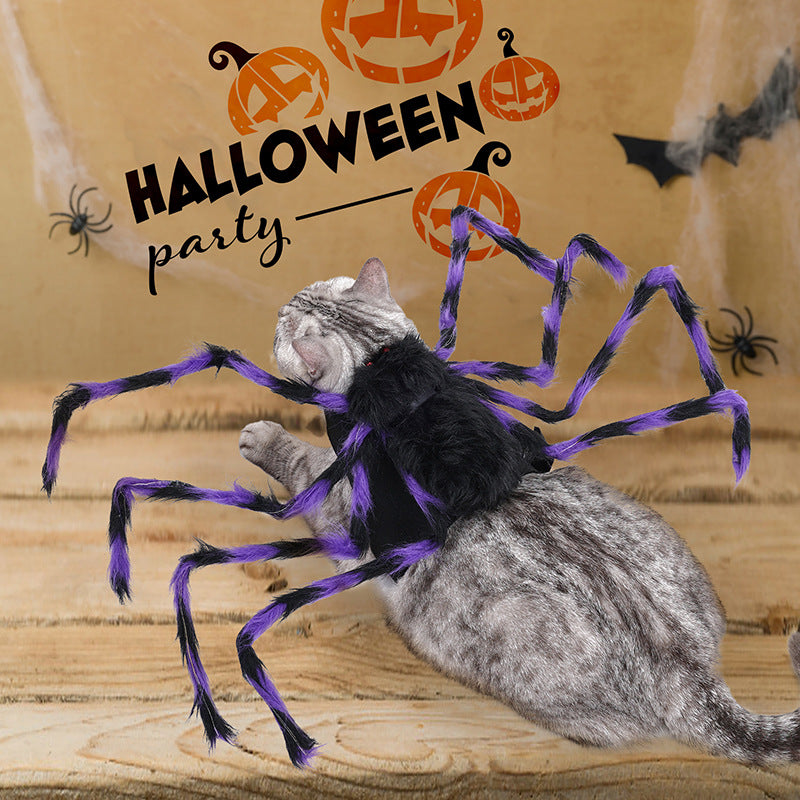 halloween big spider pet costume dog cat outfit UK Happy Furry