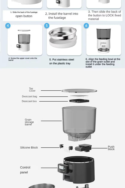 Automatic Pet Feeder (Button Version)
