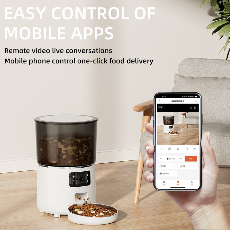 Automatic Pet Feeder (Camera Version)