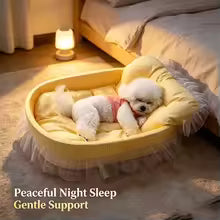 lovely princess style pet bed four seasons universal non stick cushion sofa mat UK Happy Furry