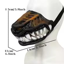 Dog Mouth Mask Padded Latex Rubber Dog Muzzle Halloween Movie & Tv Headdress Latex Props Animal Weird Masks