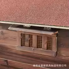 Solid Wood Outdoor Dog Kennel Wooden Large Hut Antiseptic Cat House Cage Dog House All Seasons Dog Villa