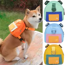 fashion pet dog schoolbag small dogs shiba inu backpack harness outdoor UK Happy Furry