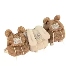 Cute Pet Backpack for Dogs And Cats Outdoor Travel Harnessable Loveable Snack Bag Universal Size Teddy Bichon Pomeranian Clothes