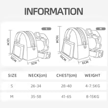 Fashion Pet Dog Schoolbag for Small Dogs Large Space Shiba Inu Backpack Harness Pet Outdoor Supplies Accessories Snack Bags