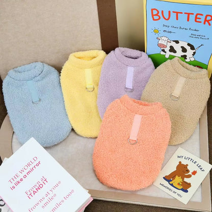 winter plush puppy coat jacket chihuahua teddy small medium dog sweater UK Happy Furry