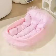 1Pcs Lovely Princess Style Pet Bed Four Seasons Universal Non-stick Cushion Sofa Mat for Small Medium Cats Dogs Daily Pet Suppli