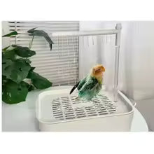 automatic bird bath tub USB electric circulating water bathtub parrot UK Happy Furry