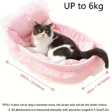 four seasons universal princess pet bed cushion sofa mat cats dogs UK Happy Furry