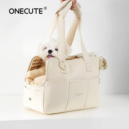 puppy portable shoulder handbag small dog carrier bag outdoor UK Happy Furry