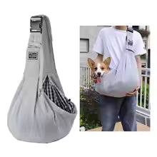 breathable pet sling carrier bag cat dog go out carrying accessories small UK Happy Furry