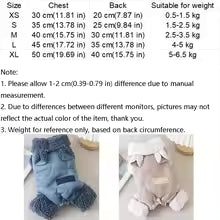 Cozy Thicken Four Legged Dog Clothes Warm Fur Collar Dog Jacket Coat Plush Dog Jumpsuit Winter Season