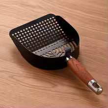 Stainless Steel Cat Litter Scoop Deep Shovel Sturdy Mesh Pet Waste Shovel Long Handle Comfortable Grip Cat Poop Sifting Tool