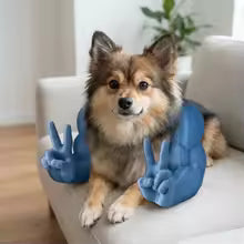 3D Printed Cat Hanging Muscle Arm Realistic Funny Dog Fist Hulk Arm Universal Adjustable Pet Shoulder Hand Prop Halloween Party