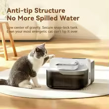 premium 3.5L wireless cat water fountain 2000mAh sewage separation dispenser UK Happy Furry