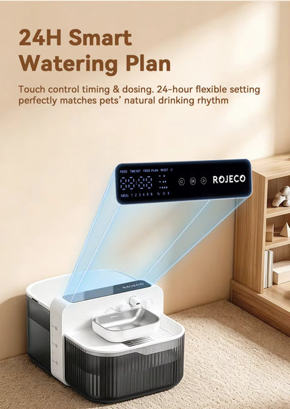 3.5L Wireless Pet Water Fountain Cat Water Dispenser 2000mAh Automatic Sewage Separation Cat Drinking Fountain Supplies