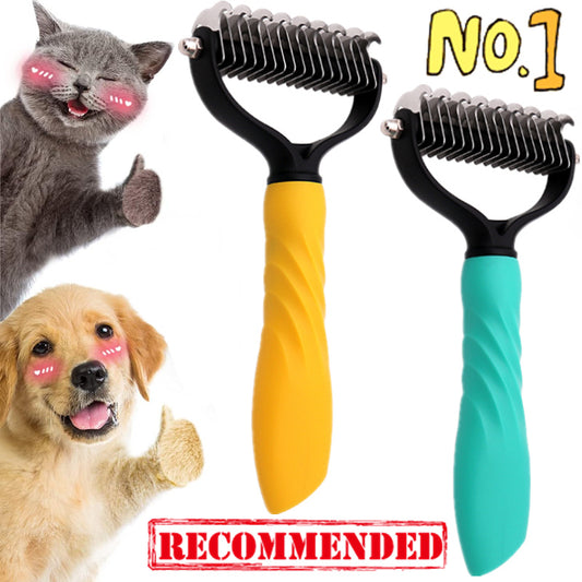 new pet hair removal comb cat dog brush dematting grooming UK Happy Furry