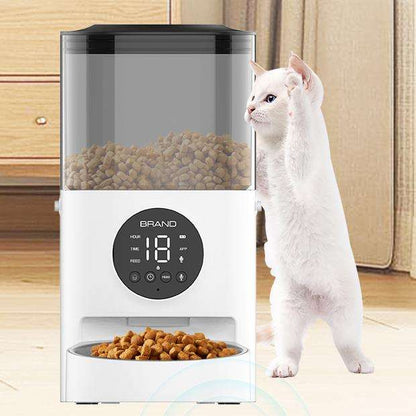 automatic pet feeder wifi feeding machine cats dogs UK Happy Furry