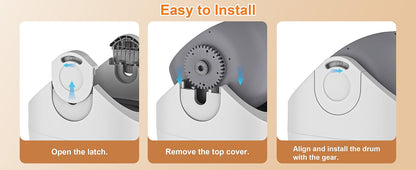 Open-top automatic cat litter box