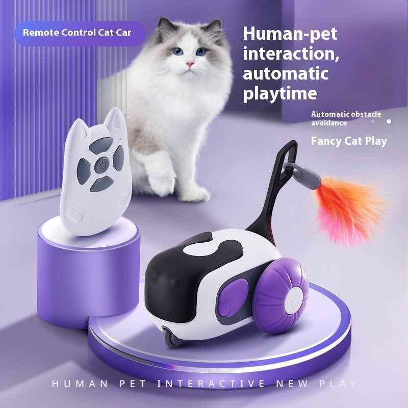 smart funny cat remote control car electric toy UK Happy Furry
