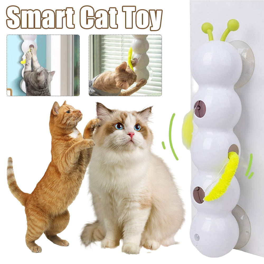 smart interactive cat toy moving tail motion activated rechargeable UK Happy Furry