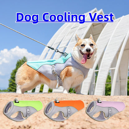 summer pet dog cooling vest breathable sun proof clothing small large dogs UK Happy Furry