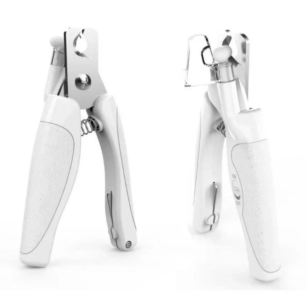 pet nail clippers LED light rechargeable precision blades dogs cats UK Happy Furry