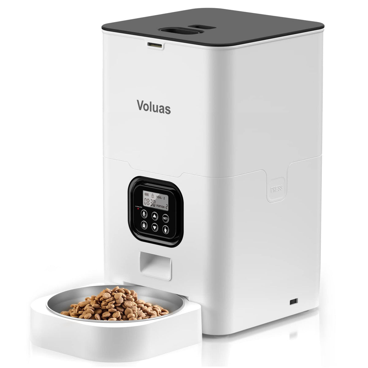 household pet intelligent automatic double meal feeder UK Happy Furry