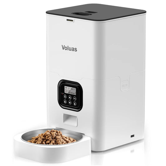 household pet intelligent automatic double meal feeder UK Happy Furry