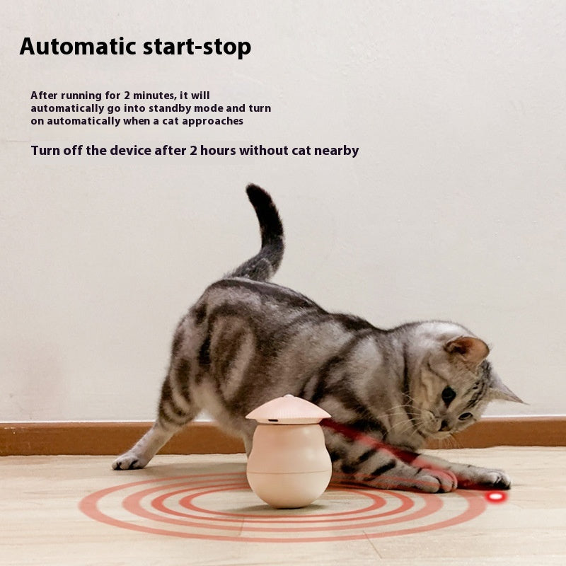 intelligent electric cat toy laser countermeasure tumbler UK Happy Furry
