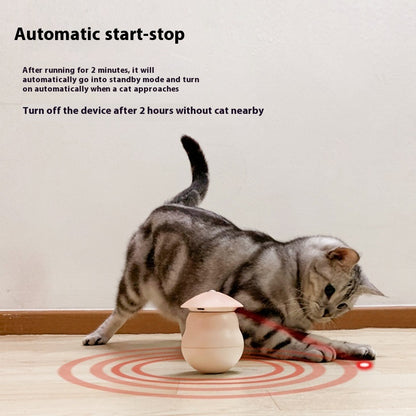 intelligent electric cat toy laser countermeasure tumbler UK Happy Furry
