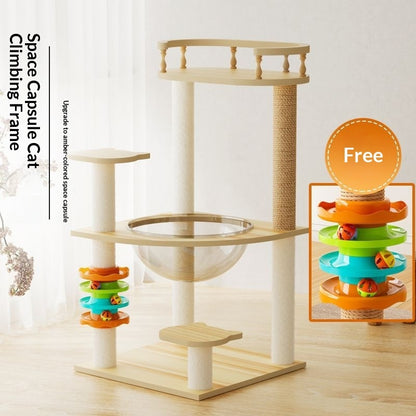 cat tree space capsule villa toy UK Happy Furry
