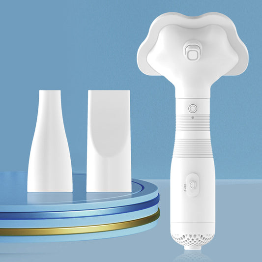 two in one electric pet hot air one click hair removal dryer UK Happy Furry
